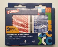 2 PAQUETS DE CARTES 100% PLASTIQUE À JOUER